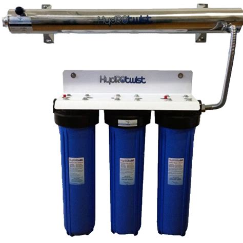 Uv Quad Whole House Water Filter System Cto 91lpm Big Blue 20