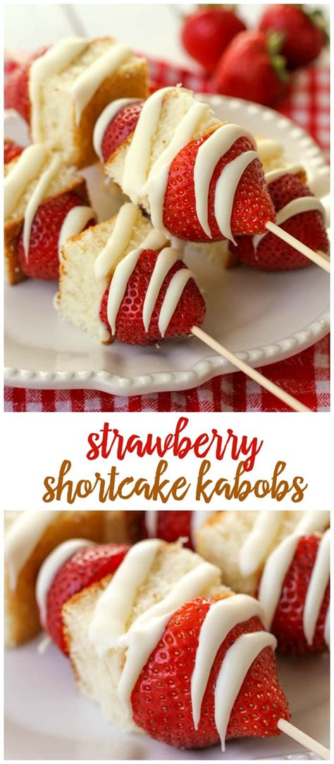 Strawberry Shortcake Kabobs