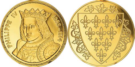 Medal Les Rois De France Philippe Iv History Proof Ms65 70 Ma Shops