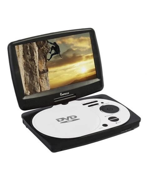 9 Inch Swivel Portable Dvd Player White