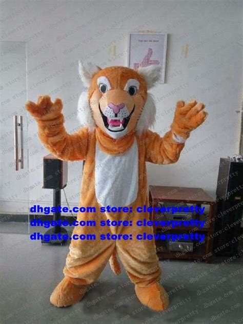 Brown Wildcat Mascot Costume For Caracal Lynx Catamount Bobcat Cartoon