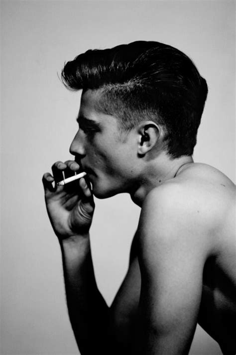 photo i don t want realism man smoking portrait male models poses