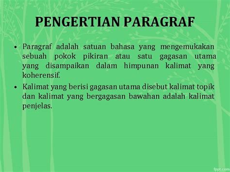 PARAGRAF ATAU ALINEA Oleh Ratih Kurniasih PENGERTIAN PARAGRAF