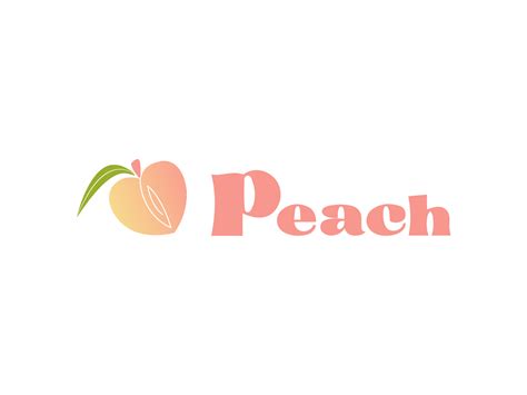Logo Peach By Razoya On Dribbble