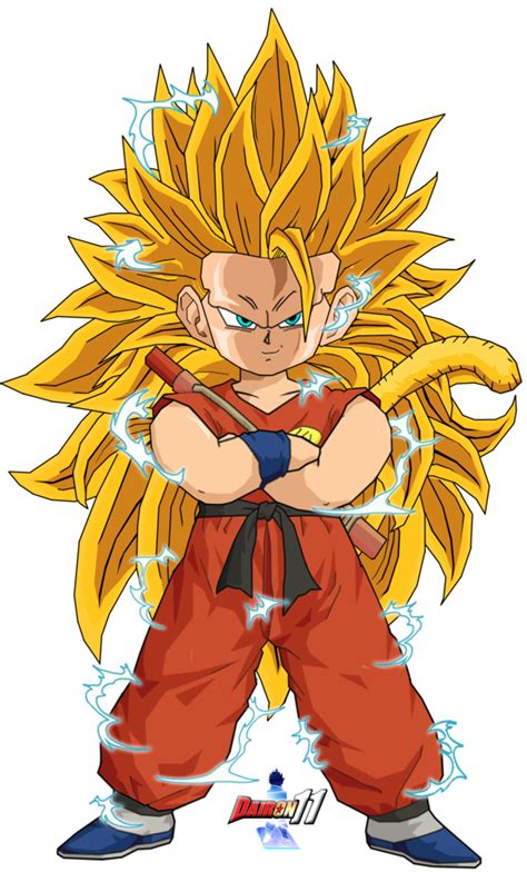 Kid Goku Ssj3 Tenkaichi Style By Dairon11 On Deviantart Kid Goku