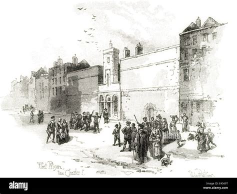 The Fleet Prison London England In The Time Of Charles I 17th