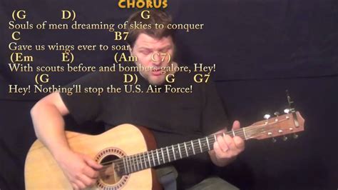 Maybe you would like to learn more about one of these? U.S. Air Force Song - Fingerstyle Guitar Cover Lesson in G with Chords/Lyrics - YouTube