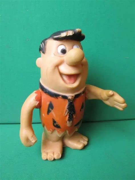 1970s The Flintstones Fred Hanna Barbera Bucky Mexican Vinyl Toy