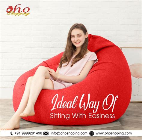 Ideal Way Of Sitting With Easiness   Bean bag chair, Bean  