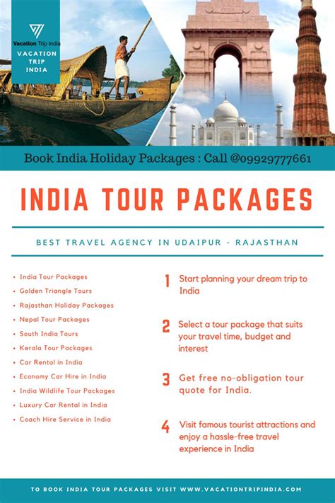 India Tour Packages From Travel Agency Vacation Trip India By