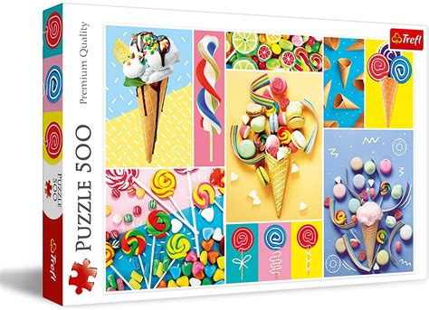 Trefl - Favourite Sweets Jigsaw Puzzle (500 Pieces) | I Love Puzzles