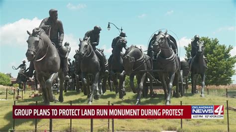 Group Plans To Protect Land Run Monument During Upcoming Protest Kfor
