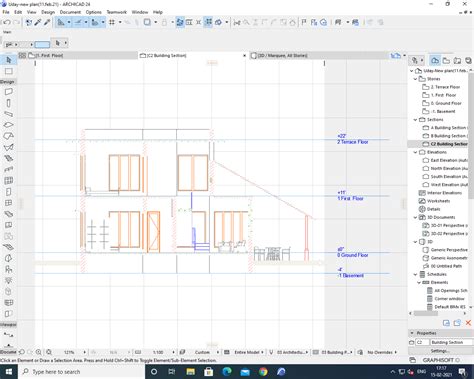 In Section Wall And Slab Line Is Not Showing Graphisoft Community