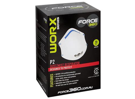 Force360 P2 Disposable Respirator (20 per box) Breathing Masks - NextSite