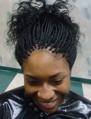 The ponytail at the top has the tribal design, and the deep braids on the side add some jazz to the look. Deep Wave Micro Braids | Human braiding hair