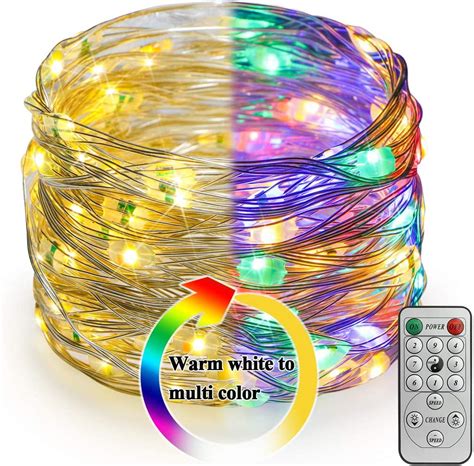 Koopower Battery Operated Fairy Lights Remote And Timer 39ft 100 Leds