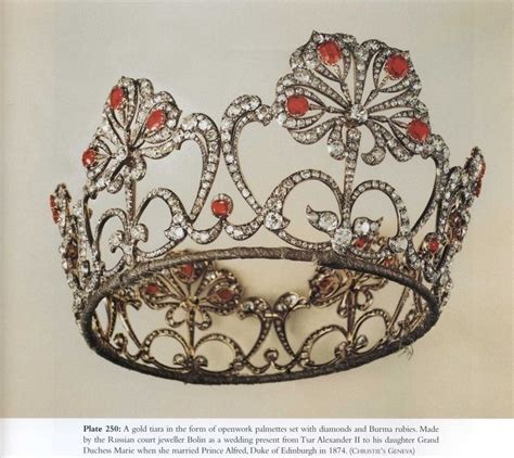 Another View Of The Ruby And Diamond Lotus Tiara By Bolin Given To