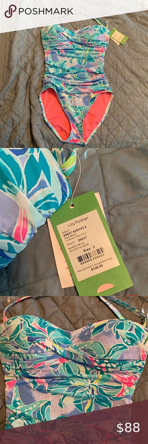 Lilly Pulitzer One Piece Swim Suit Brand New With Tags Beautiful