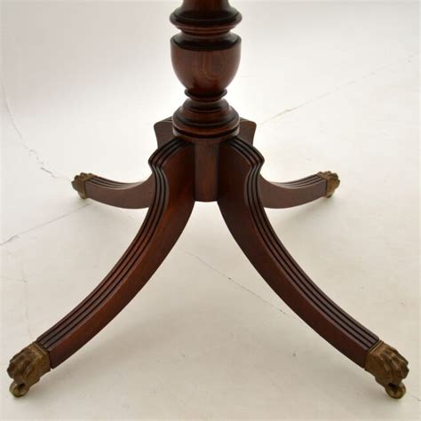 Antique Regency Style Mahogany Leather Top Drum Table Marylebone Antiques