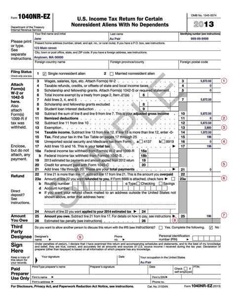 1040 Printable Tax Form