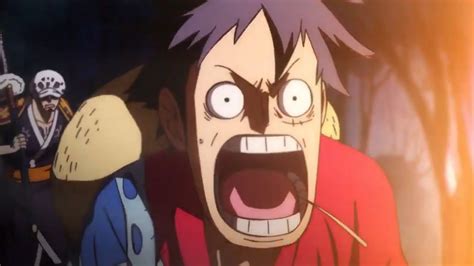 One Piece 913 Luffys Reaction From The Destructive Blast Of Kaido
