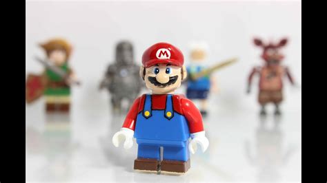 Mario Customs Lego Mario Minifigure Youtube