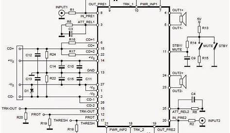 20 Watt Stereo Amplifier Circuit Diagram