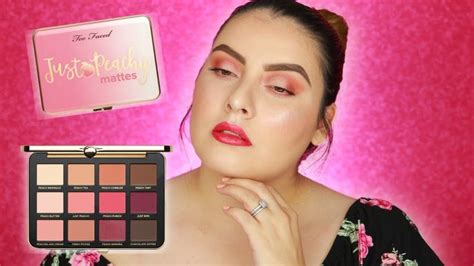 Too Faced Just Peachy Mattes Palette First Impressions Swatches