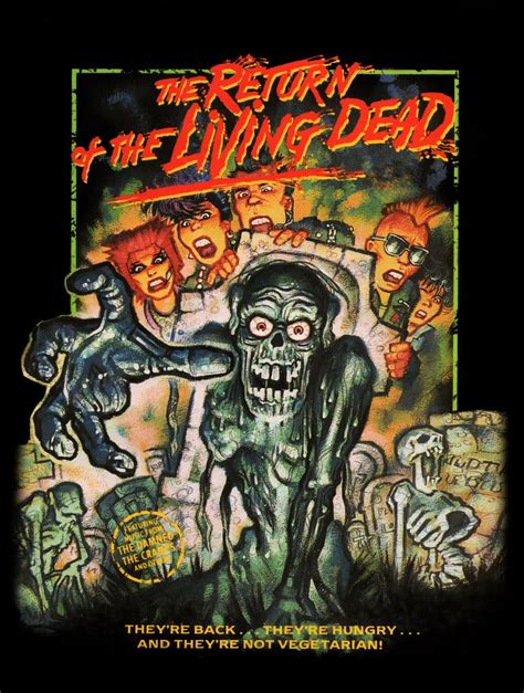 The Return Of The Living Dead Horror Posters Classic Horror Movies