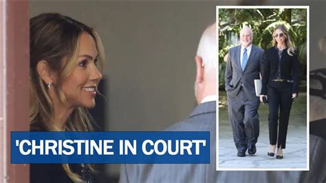 Kevin Costners Estranged Wife Christine Baumgartner Spotted In Court As