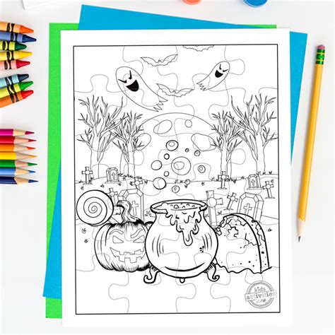 Download These Free Printable Halloween Puzzles For Kids