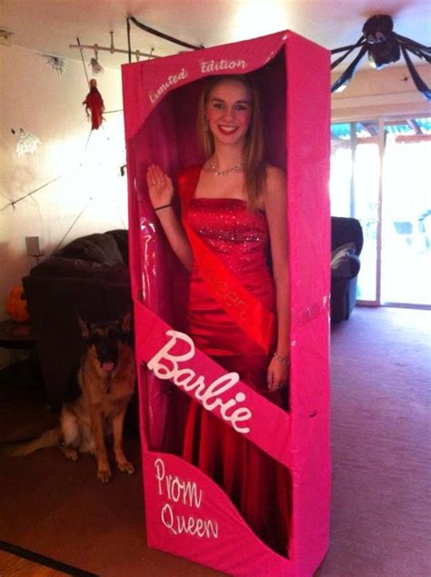 barbie in a box best costume i ve had cool costumes prom dresses barbie