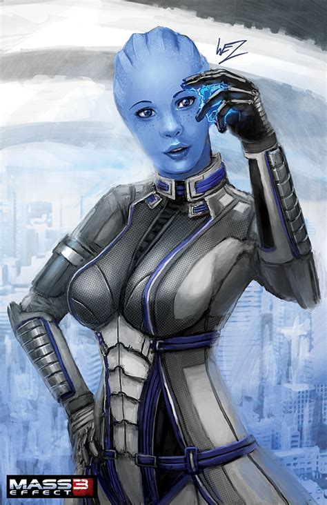 Mass Effect Liara T Soni By W E Z On Deviantart