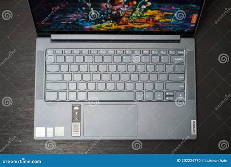 Lenovo Yoga Slim 7i Fabric Cover Editorial Image Image Of Entrylevel