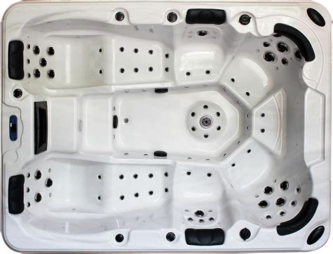 Extended Length Double Lounger 7 Person Outdoor Hot Tub Whirlpool Spa 110 Jets 741435473297 Ebay