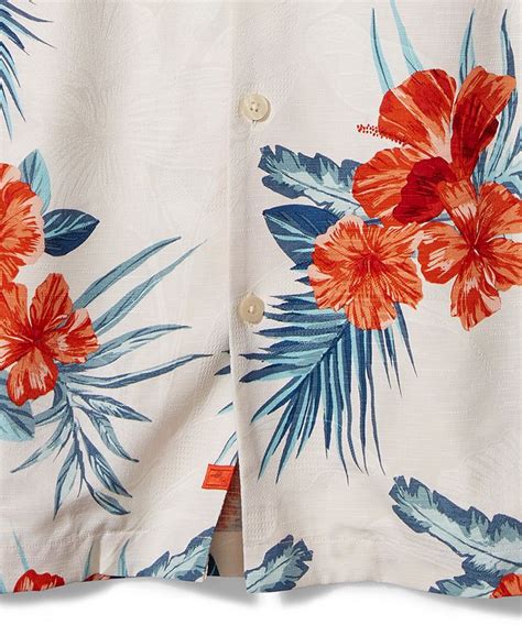 Tommy Bahama Mens Hilo Hibiscus Short Sleeve Silk Shirt Macys