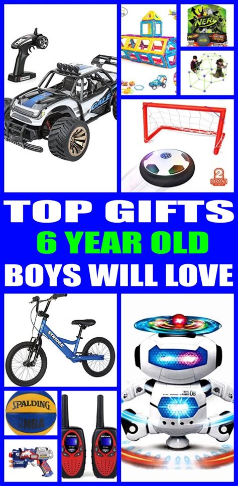 Top 6 Year Old Boys Gift Ideas