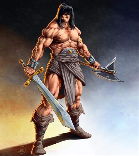 barbarian king conan the barbarian street fighter characters fantasy characters anime