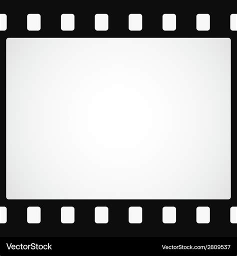 Simple Black Film Strip Background Royalty Free Vector Image