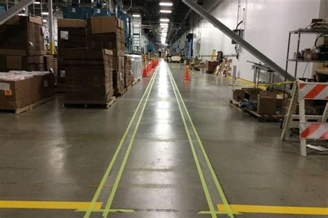 Warehouse Floor Markings And Line Striping 5s Contractor