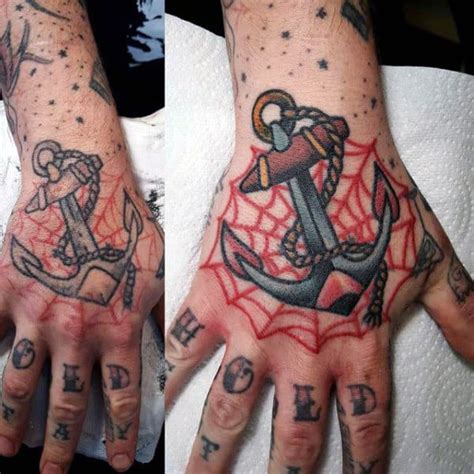 60 traditional hand tattoo designs for men retro ideas