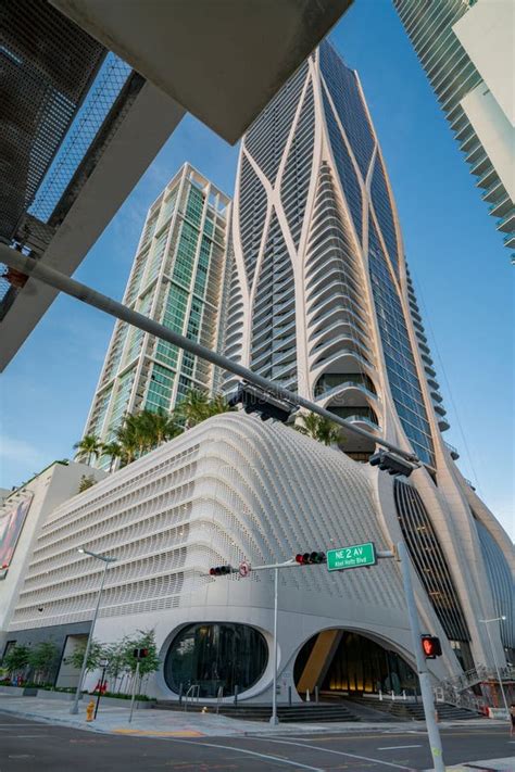 Amazing Building Miami One Thousand Museum Highrise Apartment Building