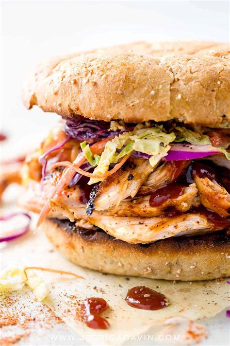 You can also use it that way. Pulled Chicken Sandwiches with Coleslaw - Jessica Gavin