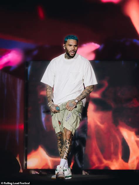 Exc Chris Brown Mimics Sex Act At Thailand S Rolling Loud After Sparking Fury Over Lap Dance