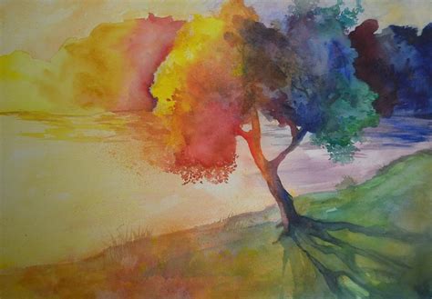 Rainbow Tree Painting By Margaret Park Fine Art America