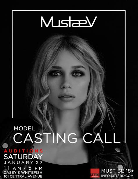 Open Casting Call For Models 01272018 Whitefish Montana Caseys