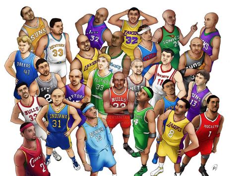 NBA Cartoon Wallpapers - Wallpaper Cave