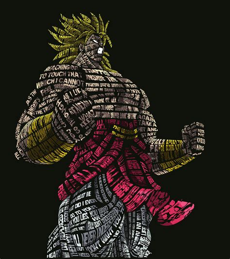 Maybe you would like to learn more about one of these? Dragonball Z Typography: LSSj Broly by SencilSketches on DeviantArt