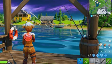 Dotted around the lake are various cabins with fishing rods outside. Where to catch fish at Flopper Pond, Lake Canoe, and Lazy ...