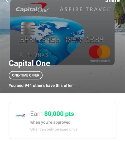 But if you're not careful, your bank's eagerness could backfire when you travel. Capital One Aspire Platinum Travel Mastercard: 80,000 Drop points and 100 dollars of travel ...